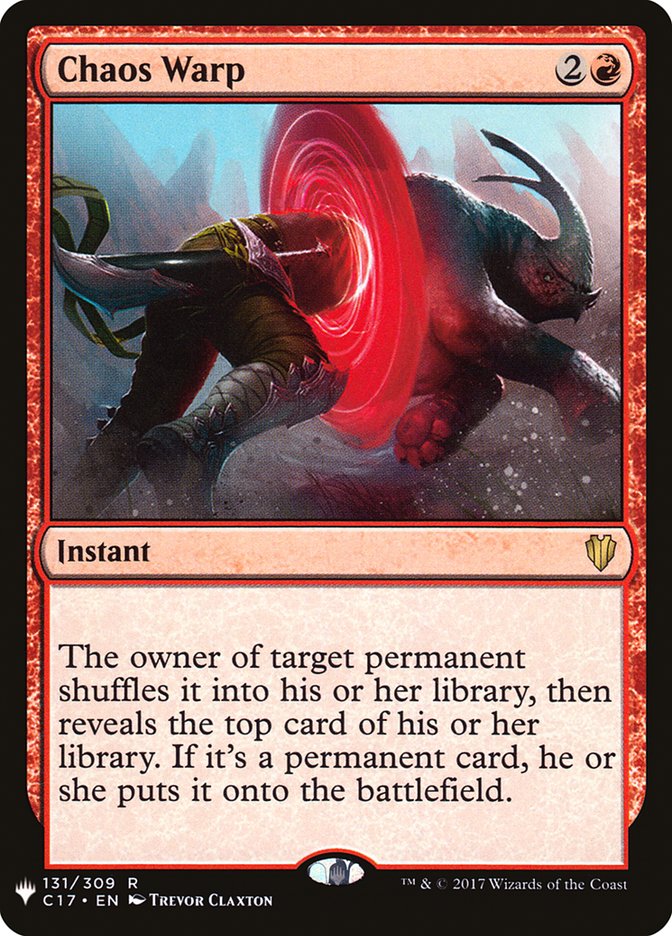 Chaos Warp (C17) [The List] | Total Play