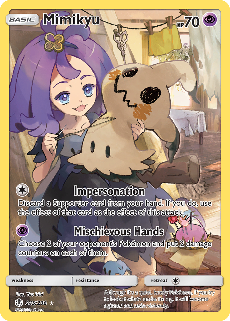 Mimikyu (245/236) [Sun & Moon: Cosmic Eclipse] | Total Play