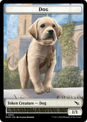 Detective // Dog Double-Sided Token [Murders at Karlov Manor Tokens] | Total Play