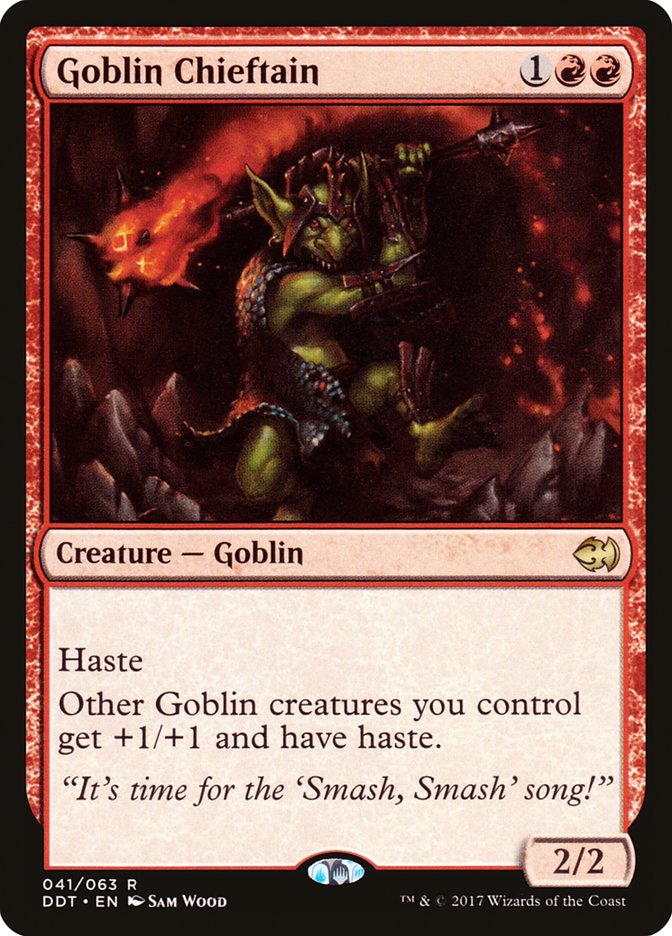 Goblin Chieftain [Duel Decks: Merfolk vs. Goblins] | Total Play