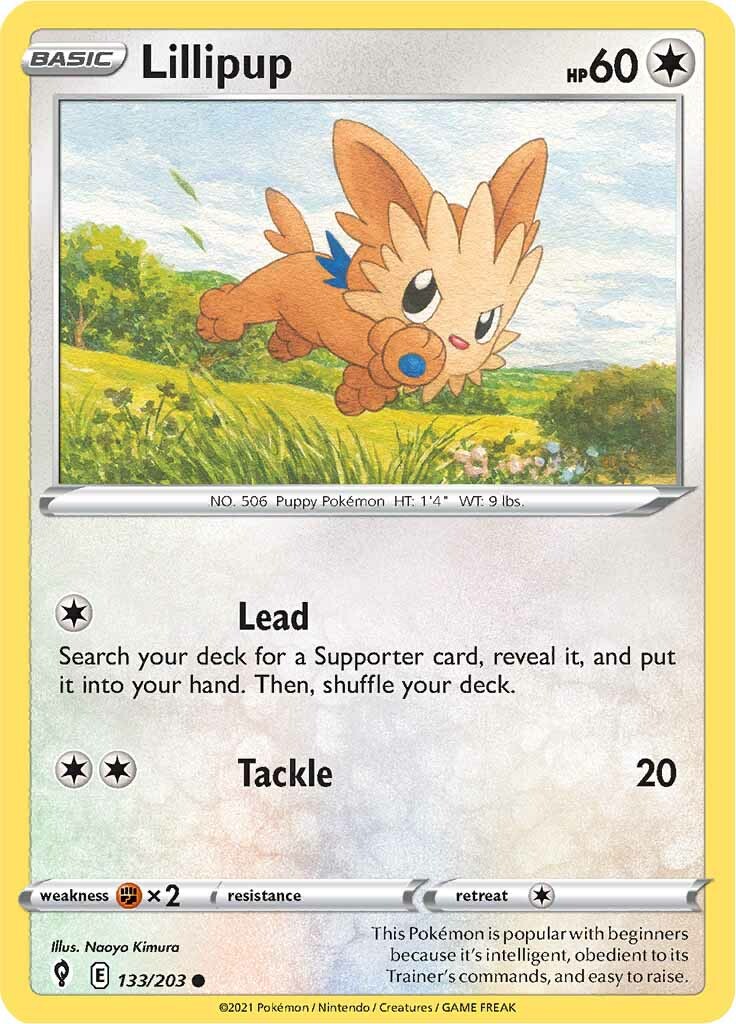 Lillipup (133/203) [Sword & Shield: Evolving Skies] | Total Play