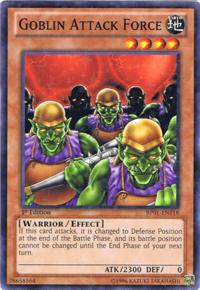 Goblin Attack Force [BP01-EN118] Starfoil Rare | Total Play