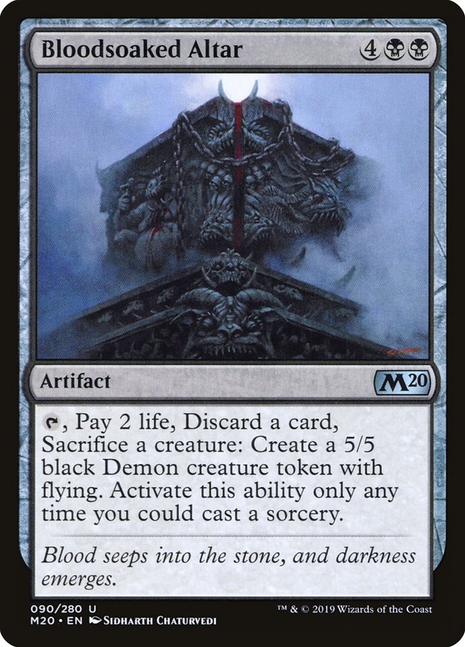Bloodsoaked Altar [Core Set 2020] | Total Play
