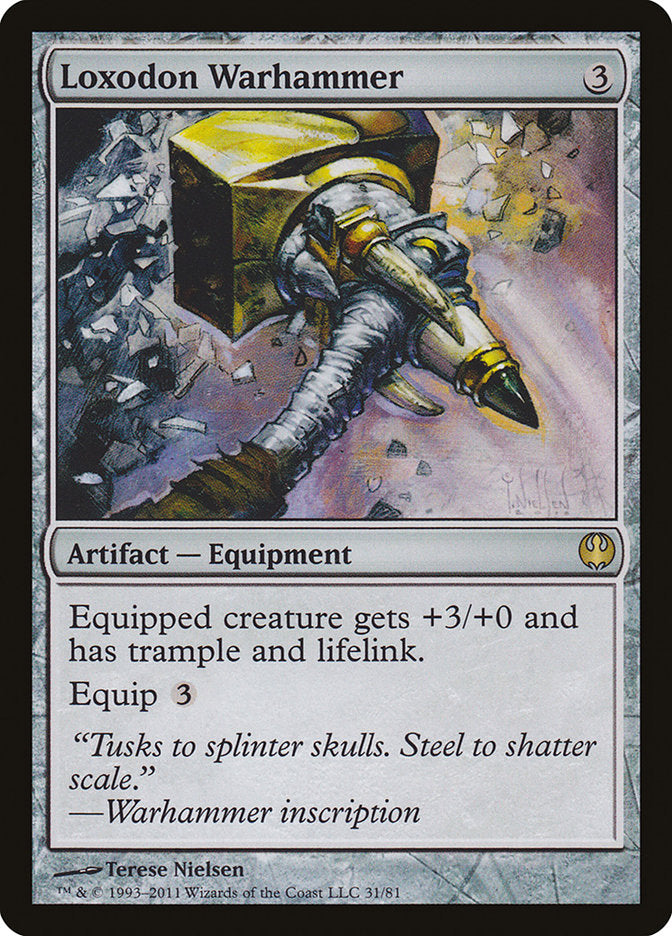 Loxodon Warhammer [Duel Decks: Knights vs. Dragons] | Total Play