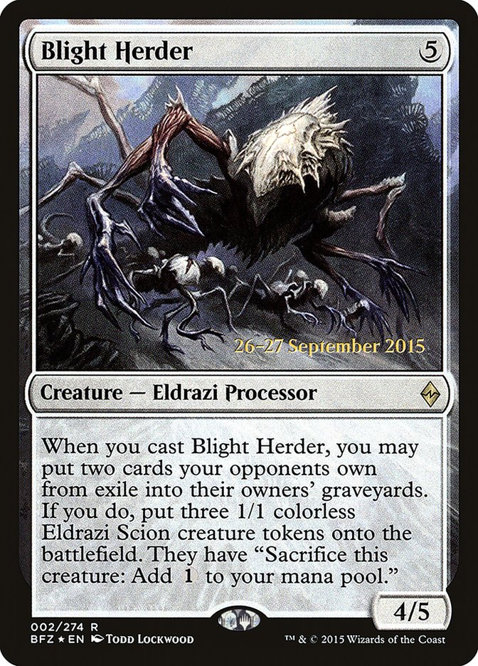 Blight Herder [Battle for Zendikar Prerelease Promos] | Total Play