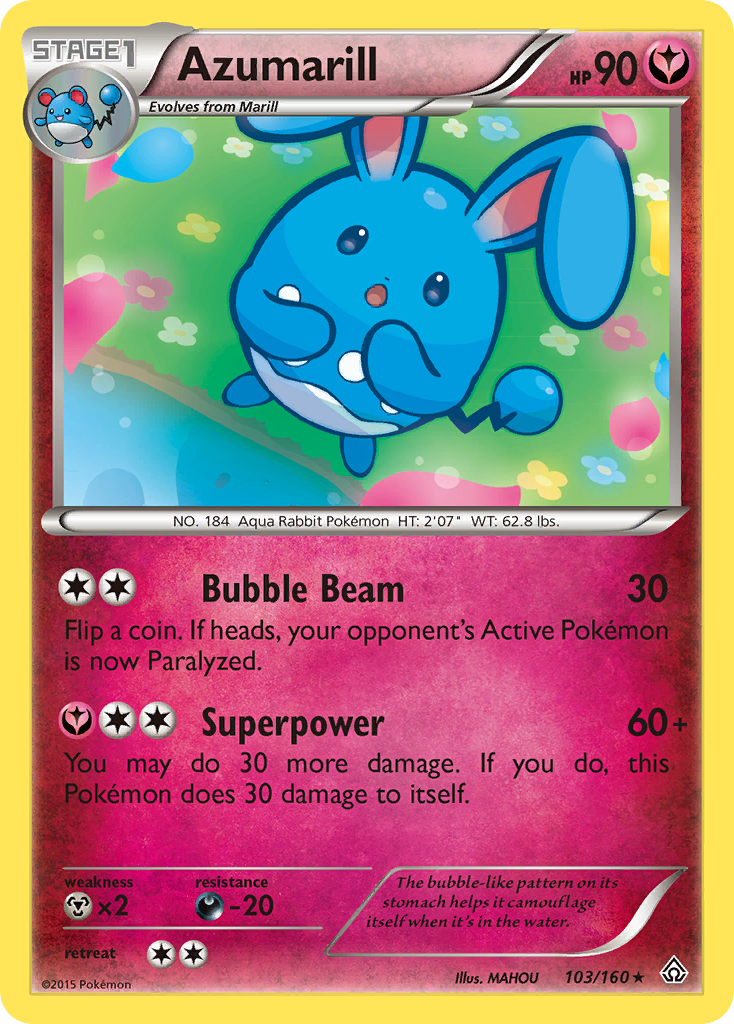 Azumarill (103/160) [XY: Primal Clash] | Total Play