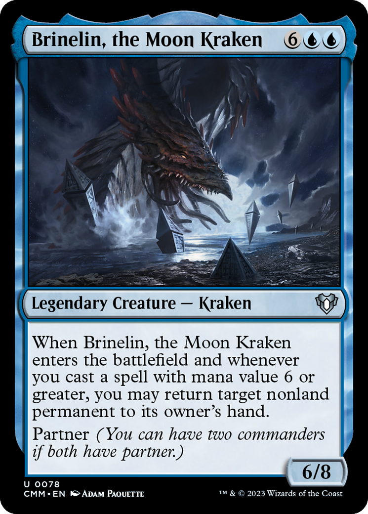 Brinelin, the Moon Kraken [Commander Masters] | Total Play