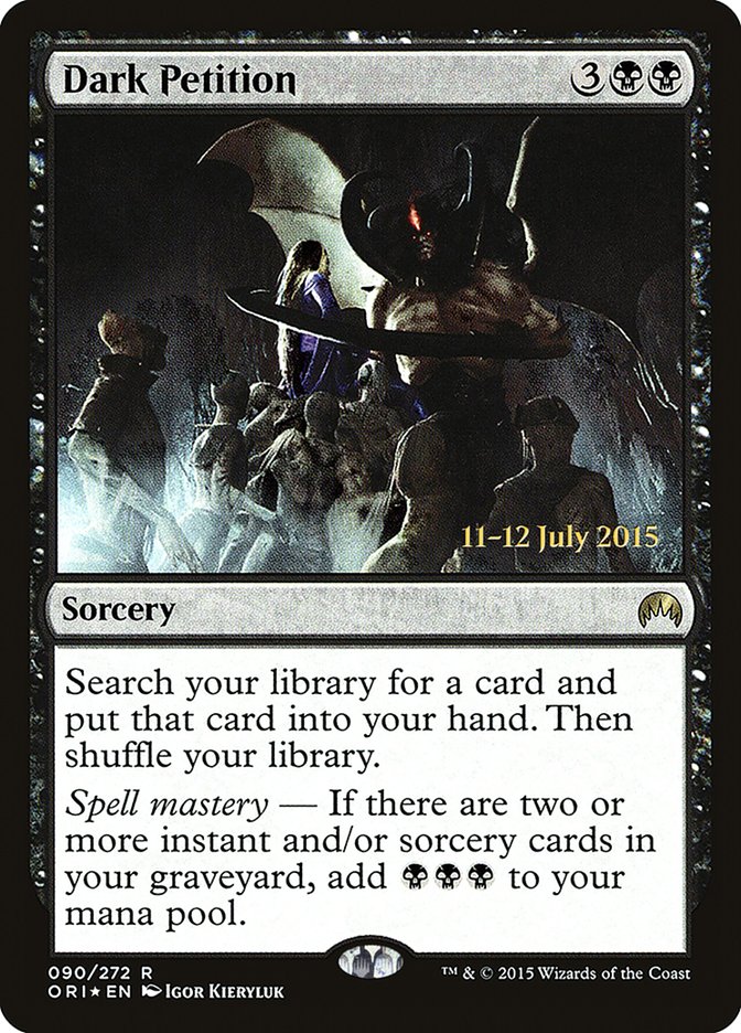 Dark Petition [Magic Origins Prerelease Promos] | Total Play
