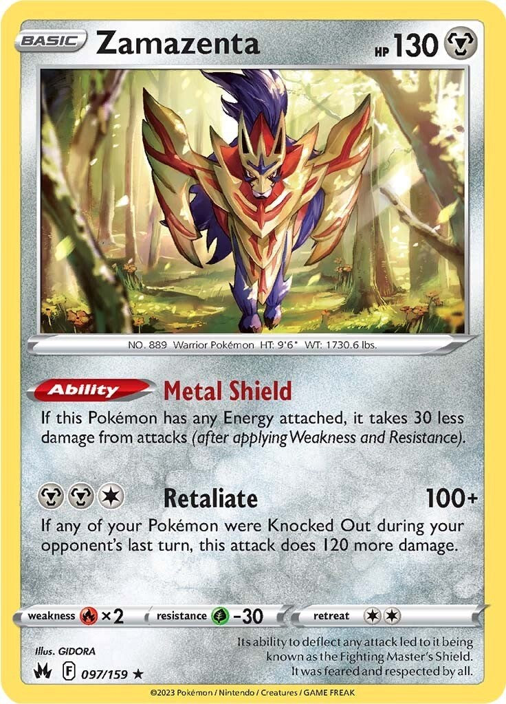 Zamazenta (097/159) [Sword & Shield: Crown Zenith] | Total Play