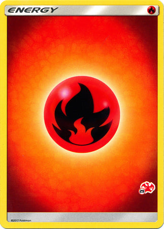Fire Energy (Charizard Stamp #29) [Battle Academy 2020] | Total Play
