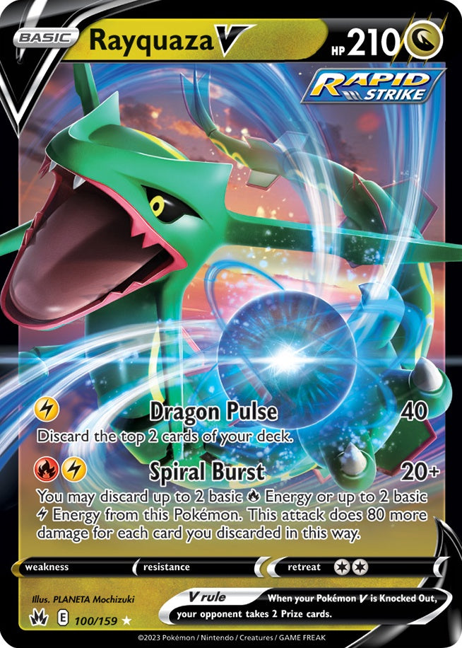 Rayquaza V 100/159 (Jumbo Card) [Sword & Shield: Evolving Skies] | Total Play