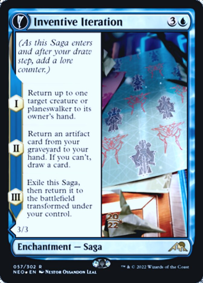 Inventive Iteration // Living Breakthrough [Kamigawa: Neon Dynasty Prerelease Promos] | Total Play