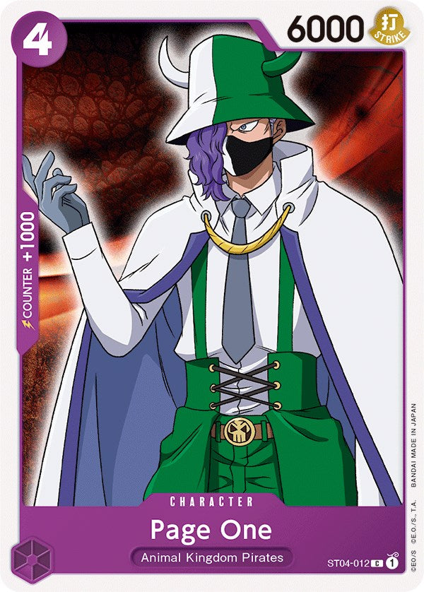 Page One [Starter Deck: Animal Kingdom Pirates] | Total Play