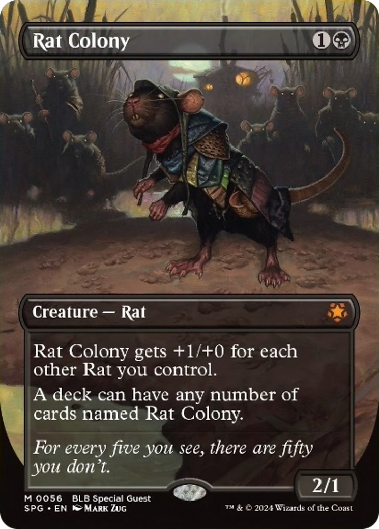 Rat Colony (Borderless) [Bloomburrow Special Guests] | Total Play