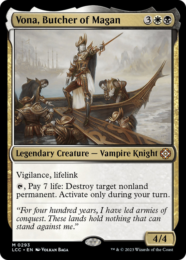 Vona, Butcher of Magan [The Lost Caverns of Ixalan Commander] | Total Play