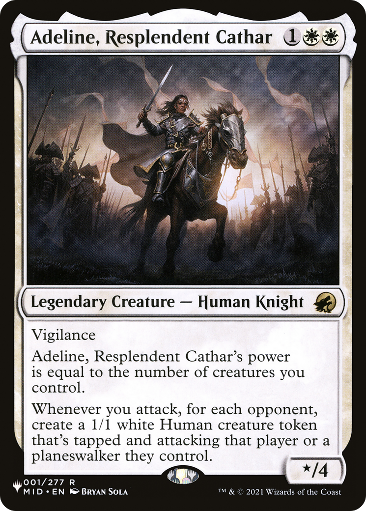 Adeline, Resplendent Cathar [The List] | Total Play