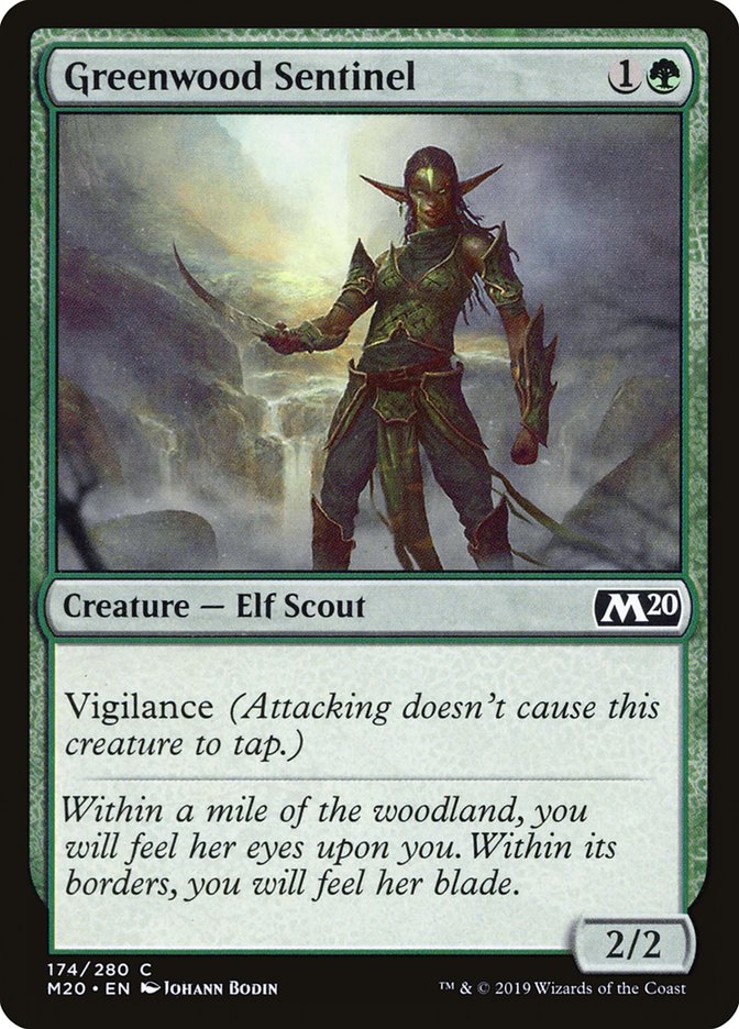 Greenwood Sentinel [Core Set 2020] | Total Play