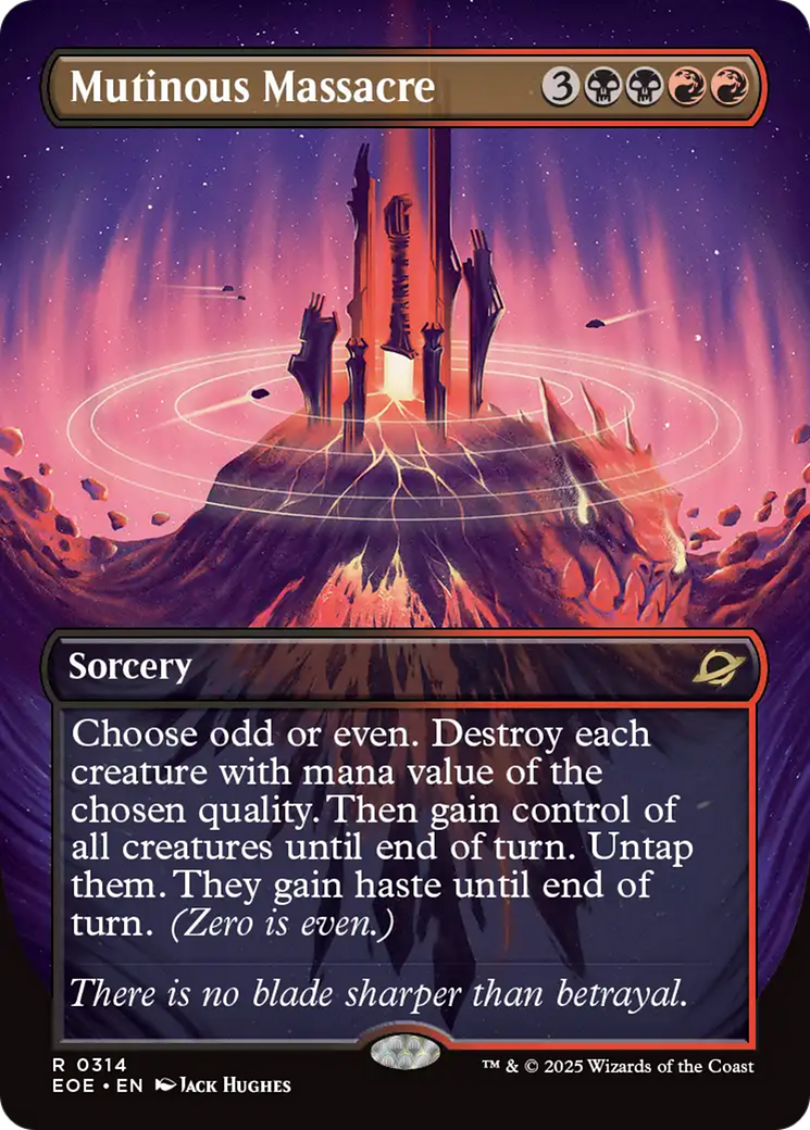 Mutinous Massacre (Borderless) [Edge of Eternities] | Total Play