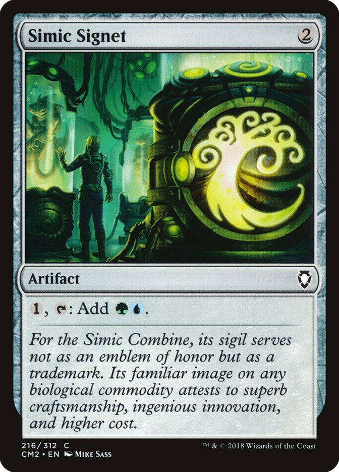 Simic Signet (216/312) [Commander Anthology Volume II] | Total Play