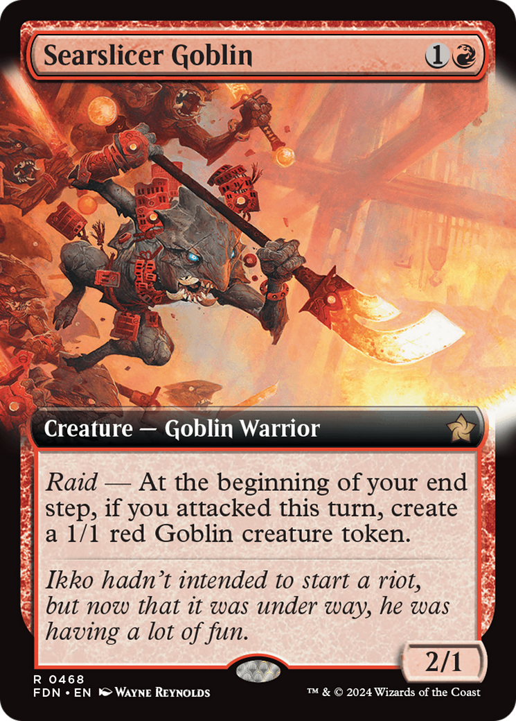 Searslicer Goblin (Extended Art) [Foundations] | Total Play