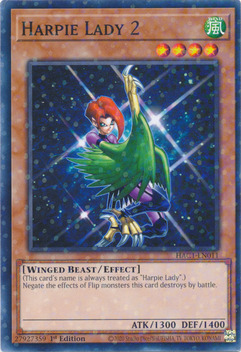 Harpie Lady 2 (Duel Terminal) [HAC1-EN011] Common | Total Play