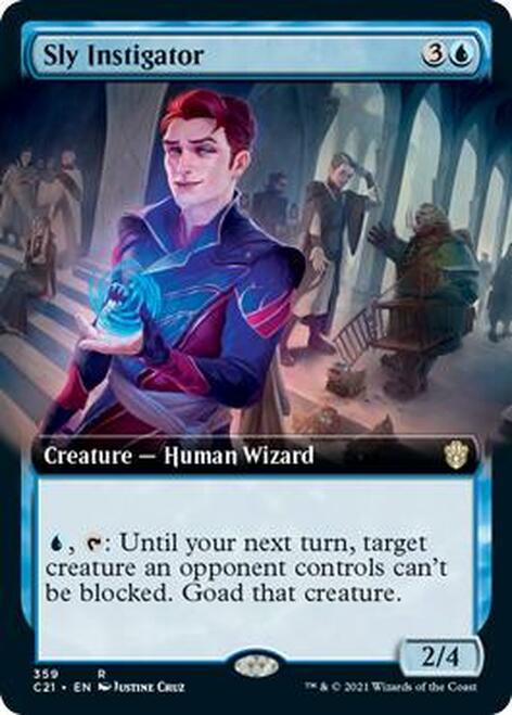 Sly Instigator (Extended Art) [Commander 2021] | Total Play