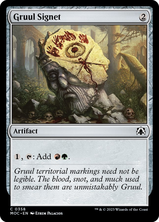 Gruul Signet [March of the Machine Commander] | Total Play