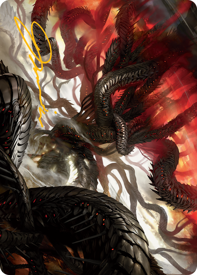 Realmbreaker, the Invasion Tree Art Card (Gold-Stamped Signature) [March of the Machine Art Series] | Total Play