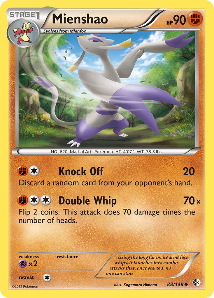 Mienshao (88/149) [Black & White: Boundaries Crossed] | Total Play