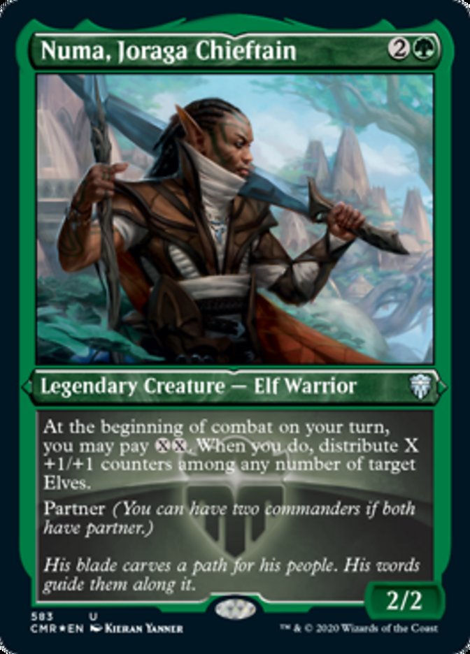 Numa, Joraga Chieftain (Etched) [Commander Legends] | Total Play