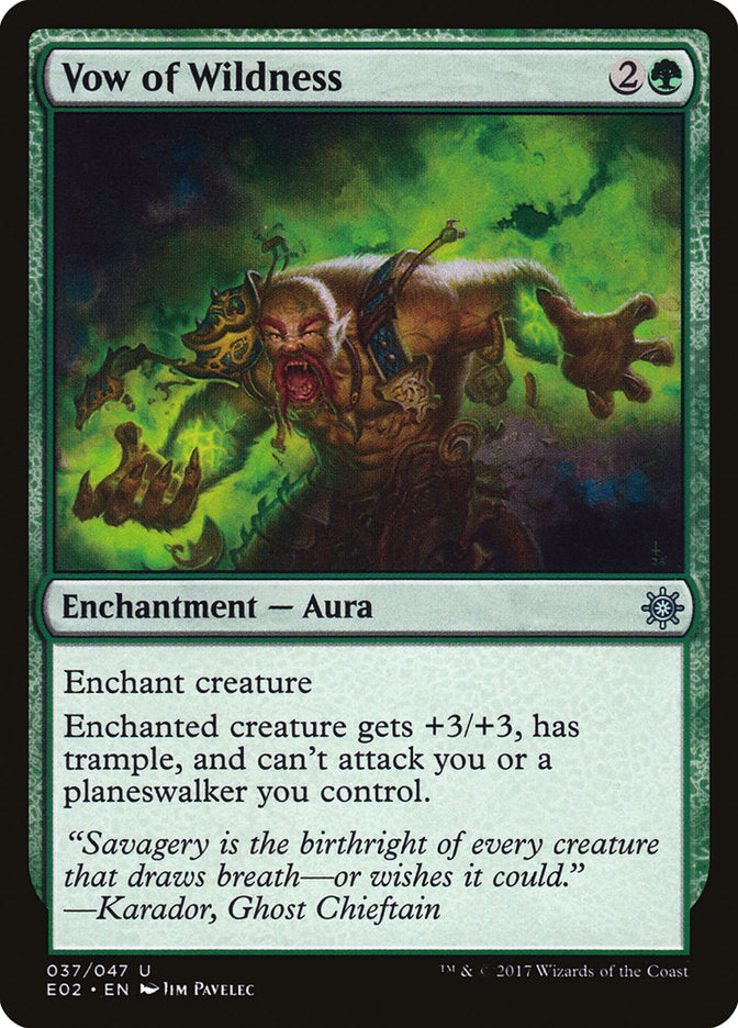 Vow of Wildness [Explorers of Ixalan] | Total Play
