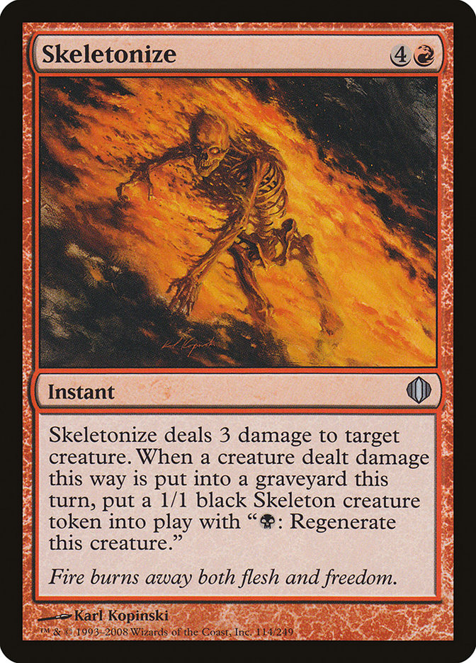Skeletonize [Shards of Alara] | Total Play