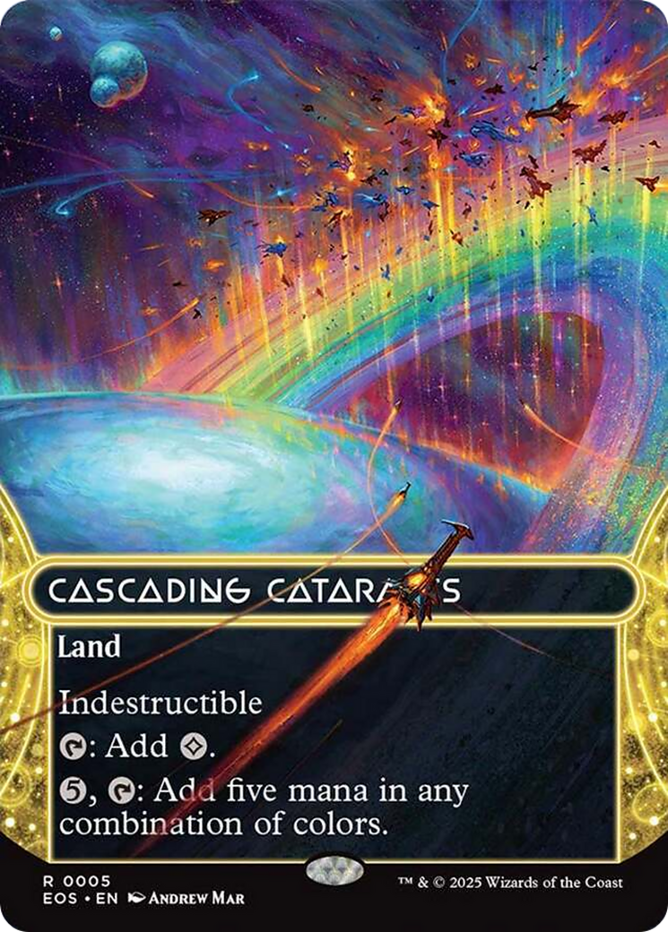 Cascading Cataracts (0005) (Borderless) [Edge of Eternities: Stellar Sights] | Total Play