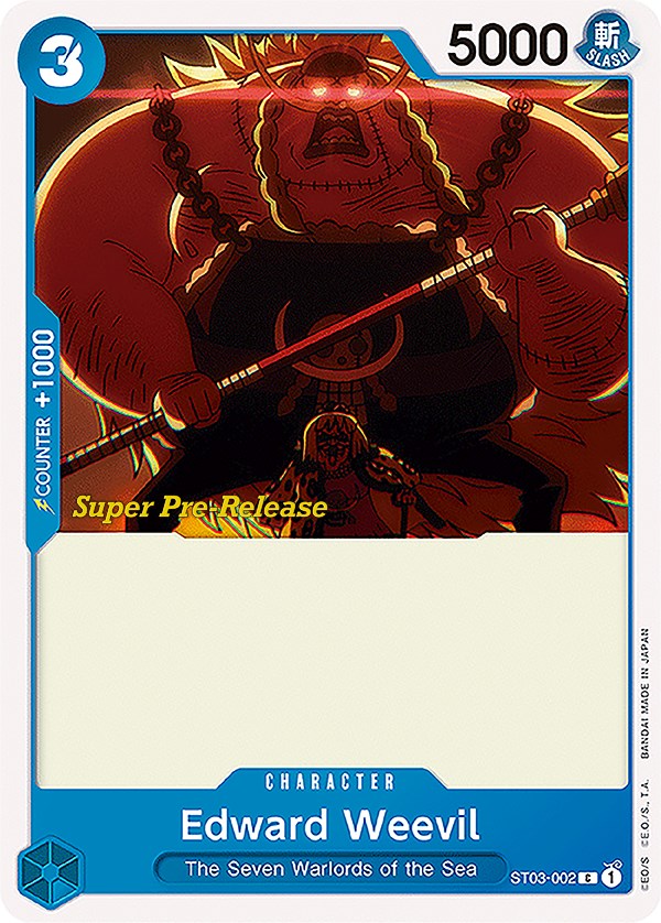 Edward Weevil [Super Pre-Release Starter Deck: The Seven Warlords of the Sea] | Total Play