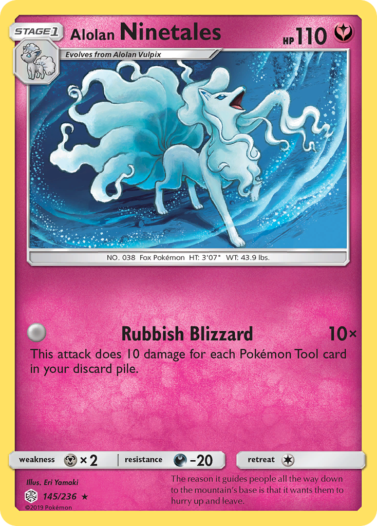 Alolan Ninetales (145/236) [Sun & Moon: Cosmic Eclipse] | Total Play