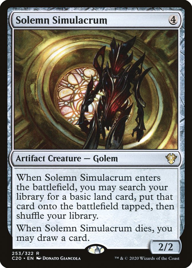 Solemn Simulacrum [Commander 2020] | Total Play