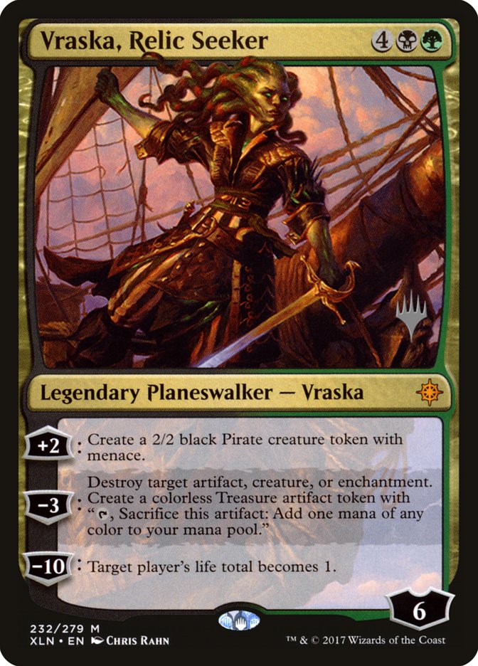 Vraska, Relic Seeker (Promo Pack) [Ixalan Promos] | Total Play