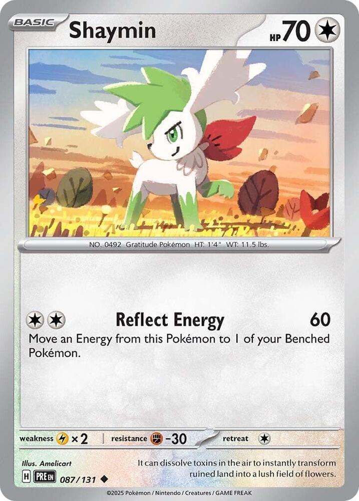 Shaymin (087/131) [Scarlet & Violet: Prismatic Evolutions] | Total Play