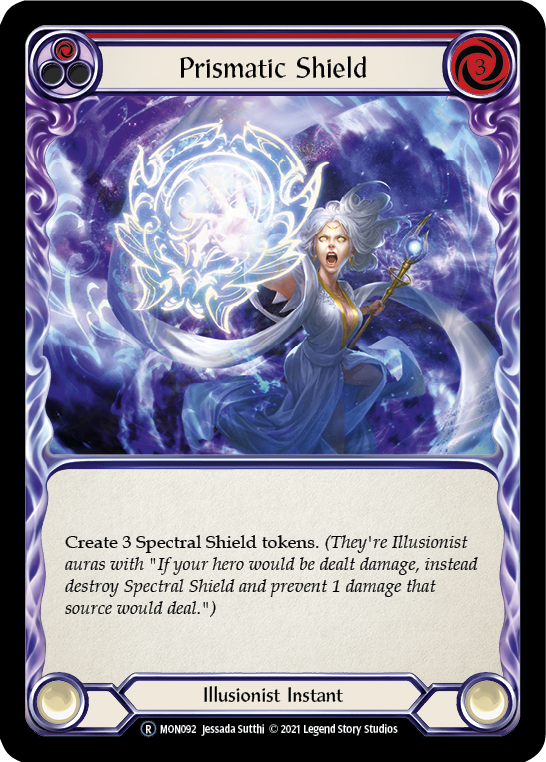 Prismatic Shield (Red) [U-MON092] (Monarch Unlimited)  Unlimited Normal | Total Play