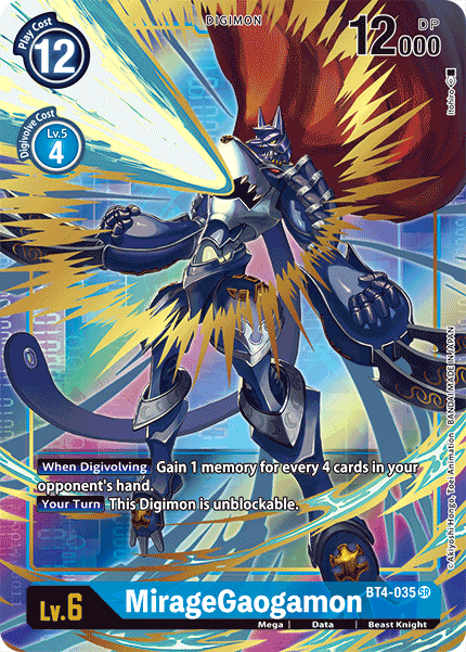 MirageGaogamon [BT4-035] (Alternate Art) [Great Legend] | Total Play