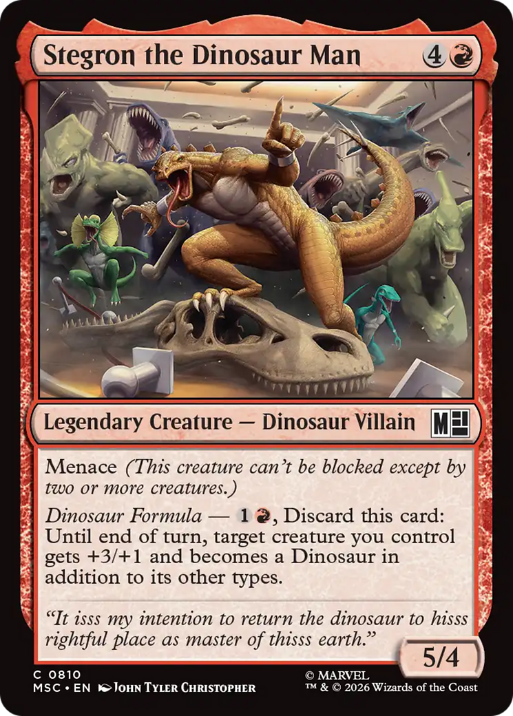 Stegron the Dinosaur Man [Marvel Super Heroes Commander] | Total Play