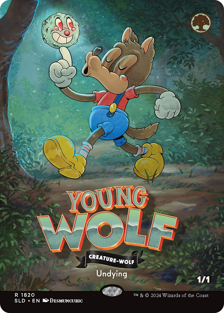 Young Wolf (Rainbow Foil) [Secret Lair Drop Series] | Total Play