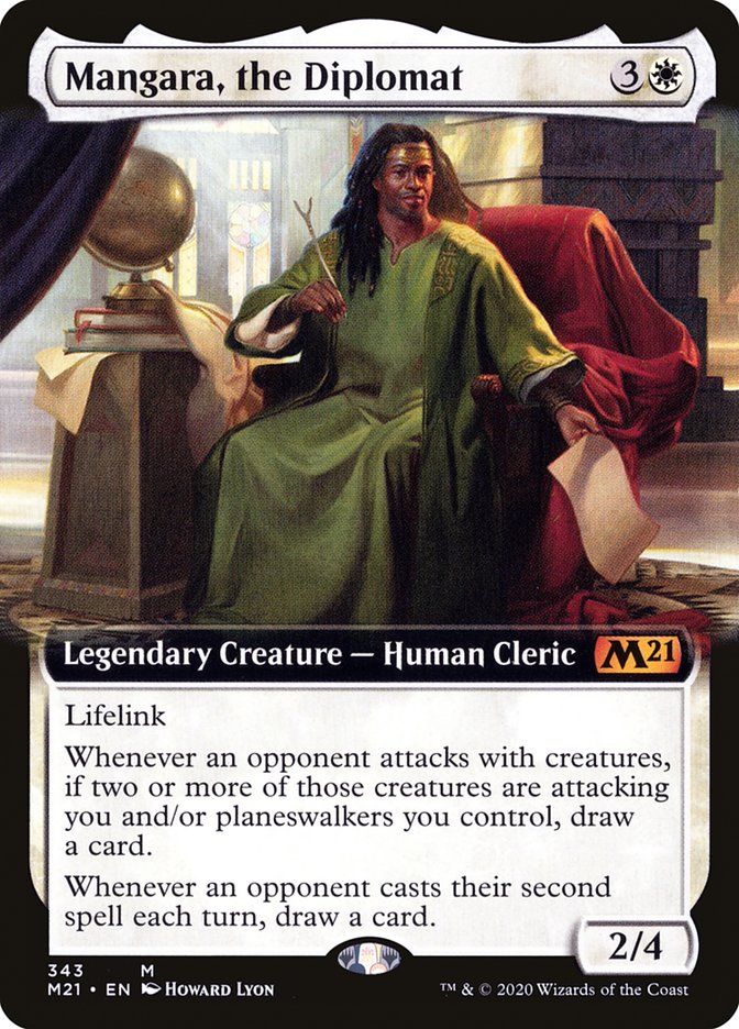 Mangara, the Diplomat (Extended Art) [Core Set 2021] | Total Play