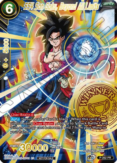 SS4 Son Goku, Beyond All Limits (Alternate Art Set 2021 Vol. 3) (P-262) [Tournament Promotion Cards] | Total Play