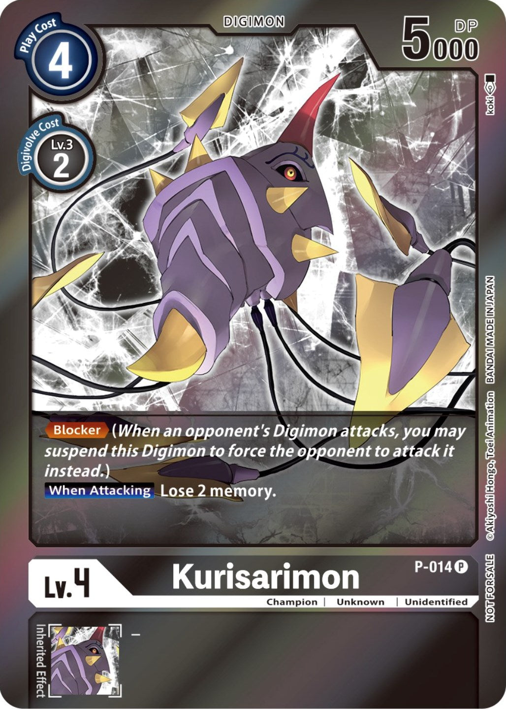 Kurisarimon [P-014] (Event Pack 3) [Promotional Cards] | Total Play
