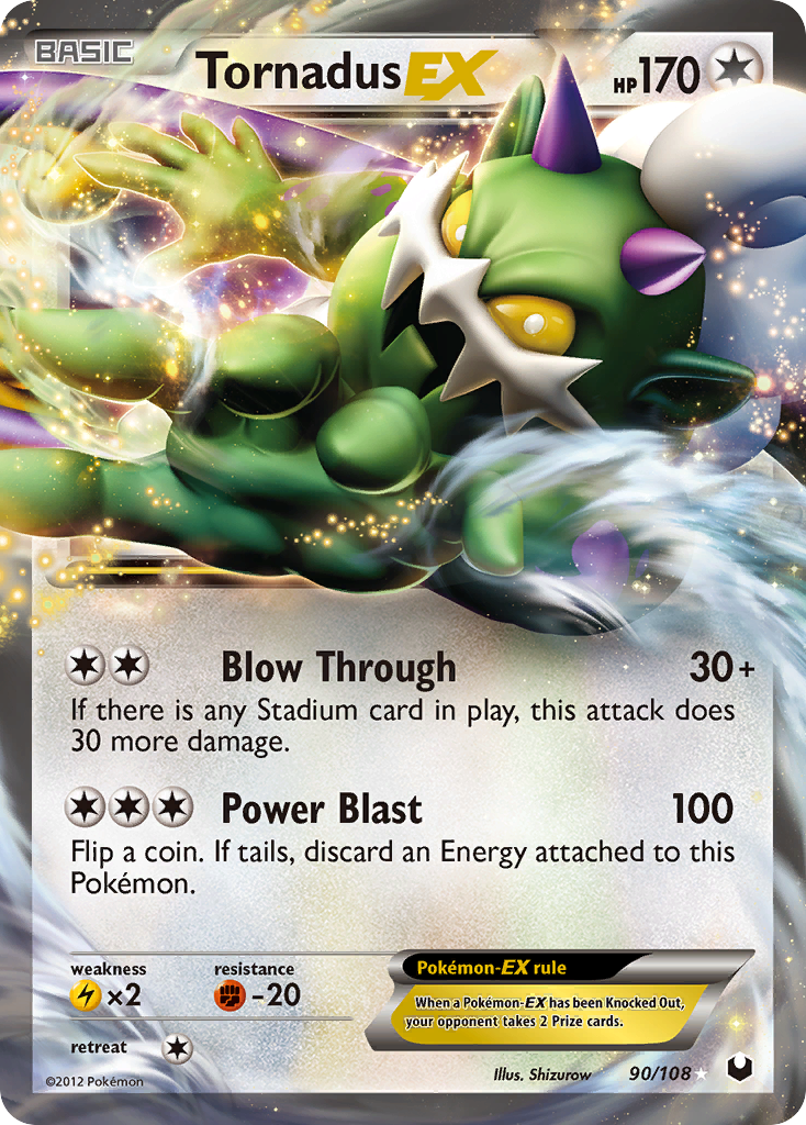 Tornadus EX (90/108) [Black & White: Dark Explorers] | Total Play