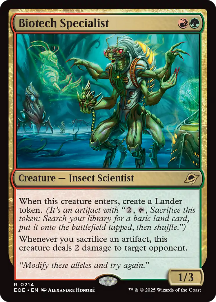 Biotech Specialist [Edge of Eternities] | Total Play