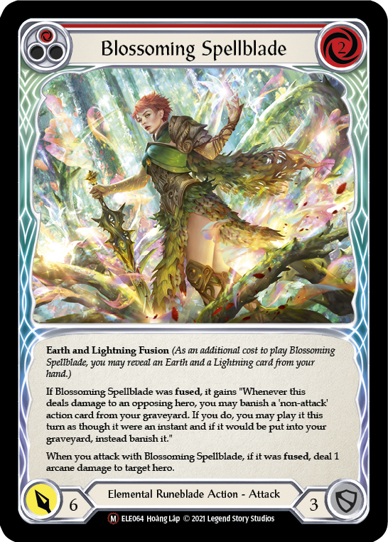 Blossoming Spellblade [U-ELE064] (Tales of Aria Unlimited)  Unlimited Normal | Total Play
