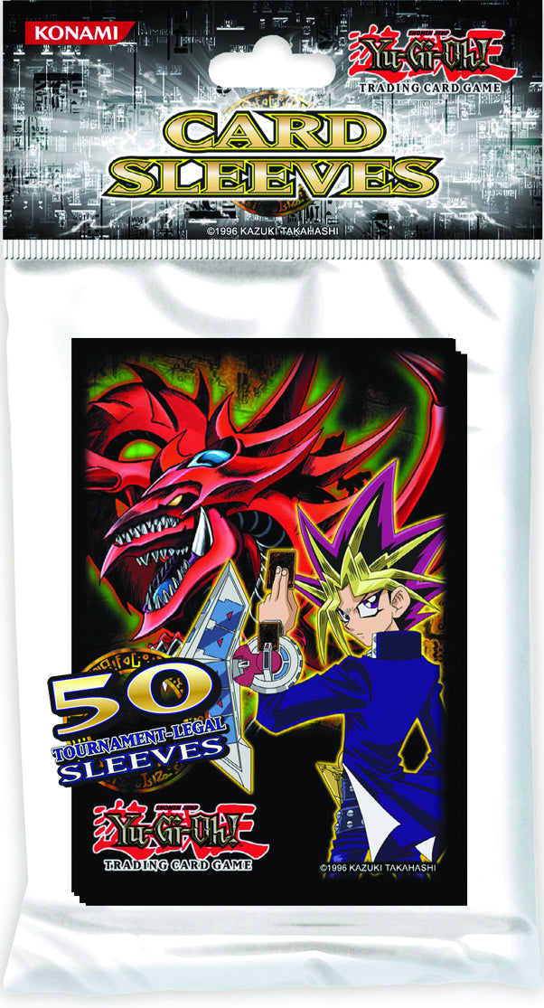 Card Sleeves 50-Pack (Yugi & Slifer) | Total Play