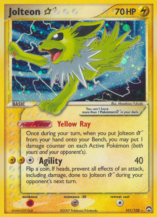 Jolteon Star (101/108) [EX: Power Keepers] | Total Play